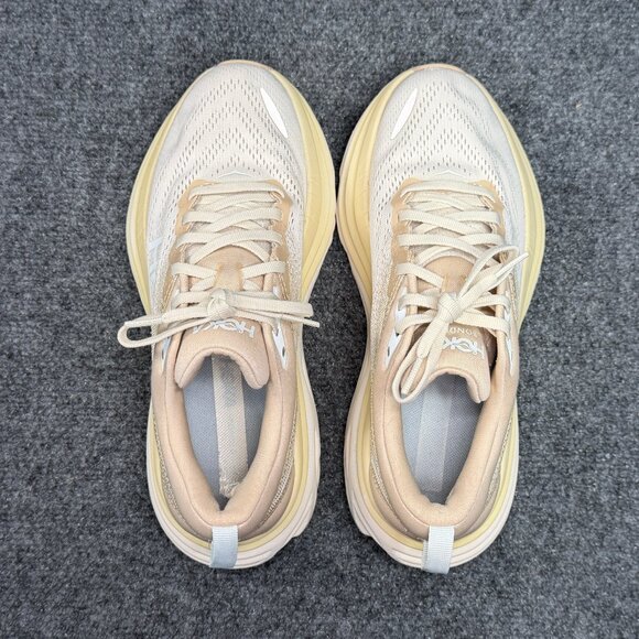 Hoka Bondi 8 Running Shoes Women's Size 8 Athletic Training Gym Racing Sneakers - Picture 9 of 12